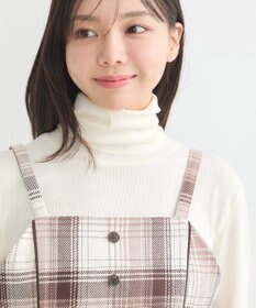 earth music&ecology コットンツイルチェックビスチェ