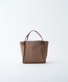 MIYABIYA LAQUOH【撥水加工】篭目柄エンボスボンディングトートS