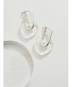 Green Parks ・ＨＡＬＦ　ＴＩＭＥ　ラフデザインクリア２ＷＡＹピアス