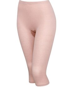 Wing あったかインナーボトム 綿混 裏起毛 よく伸びる素材 【ラクのびサーモ】 ひざ下丈 秋 冬 ER6613 ウイング／ワコール