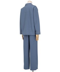 une nana cool 【綿混】ハイゲージダブルエアー メンズ長袖開襟 MADE WITH LIBERTY FABRIC