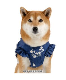 PET PARADISE ペットパラダイス デニムフリルハーネス ＳＭ