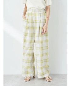 earth music&ecology タックワイドパンツ