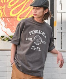 WEGO 【ユニセックス着用ITEM/SMLサイズ展開】ヴィンテージライクグラフィックT（SS）