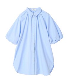 earth music&ecology パフスリーブチュニックブラウス