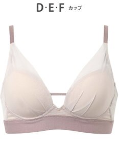 WACOAL ノンワイヤーブラ 【重力ケアブラ】 バストを重力から守る まる胸をキープ サイドのラインすっきり Gカップまで対応 大きいサイズ レディース BXB114 /ワコール