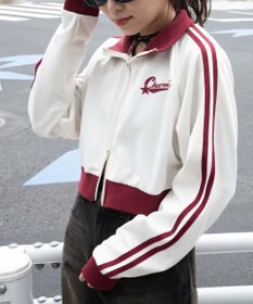 WEGO ロゴプリントトラックジャケット