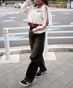 WEGO ロゴプリントトラックジャケット