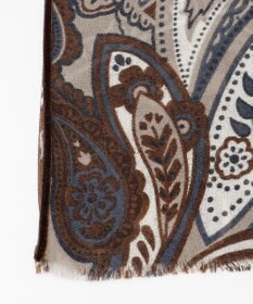 JOSEPH ABBOUD 【CAMERUCCI ARCHIVIO】ボタニカルプリント ストール