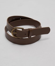 WEGO ベルト付きウォッシュドデニムミニスカパン