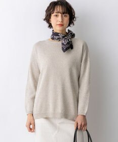 23区 L 【先行予約】コットンギマムリネ チュニック ニット