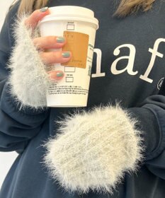 WEGO キラキラファーアームカバー