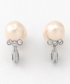 J.PRESS LADIES 【WEB限定】リバーシブルパール イヤリング