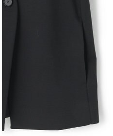 ICB 【洗える】コットンコンプレッシャー ノーカラージャケット