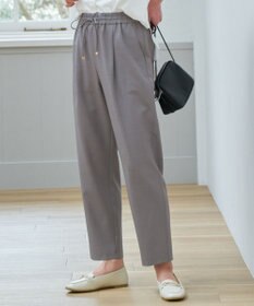 ANY 【ウエストゴム】イージーケアライトストレッチテーパードパンツ