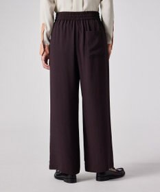 Paul Smith バックサテン ジョーゼット ワイドパンツ