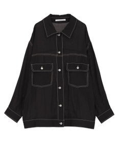 Green Parks ・ＥＬＥＮＣＡＲＥ　ＤＵＥ　カラーステッチシアーＧジャン