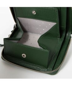 UNBILLION ペルケ perche / ドット型押しラウンドパームフィット財布