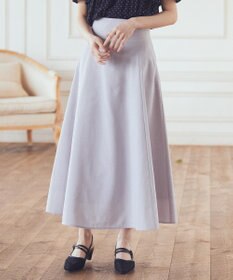 earth music&ecology シアーバックレースアップフレアスカート