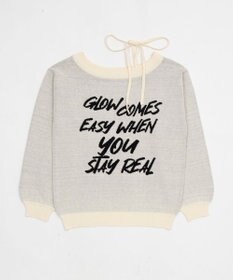 WEGO 2WAYショルダーリボンニット