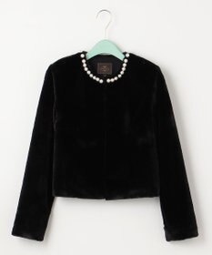 TOCCA CUSHY ノーカラーフェイクファーコート