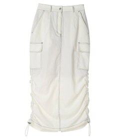 Green Parks ・ＳＵＧＡＲ　ＳＰＯＯＮ　配色ｓｔカーゴスカート