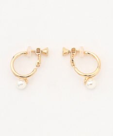 ANY ２連パールフープイヤリング(両耳用)