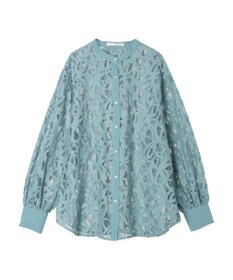 Green Parks ・ＥＬＥＮＣＡＲＥ　ＤＵＥ　レースバンドカラーブラウス