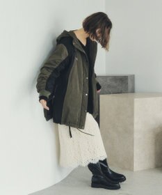 YECCA VECCA パディングフーディーコート