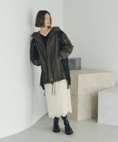 YECCA VECCA パディングフーディーコート