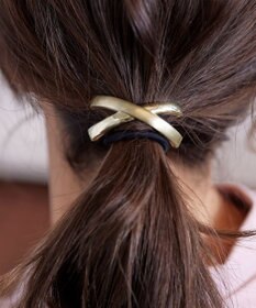 Tiaclasse クロスモチーフヘアゴム