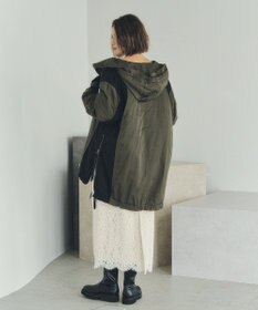 YECCA VECCA パディングフーディーコート