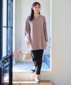 Tiaclasse L 【洗える】スエード調チュニック