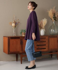 Tiaclasse L 【洗える】スエード調チュニック