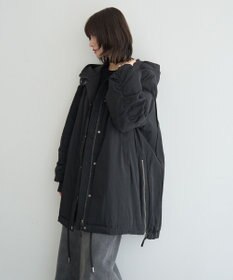 YECCA VECCA パディングフーディーコート