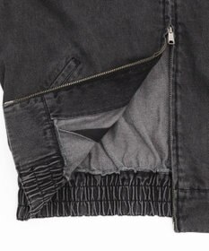 WEGO ワーカーズWジップデニムブルゾン