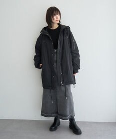 YECCA VECCA パディングフーディーコート