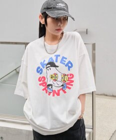 WEGO 【ユニセックス着用ITEM】アクセ付きグラフィックT（SS）