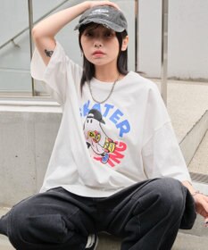 WEGO 【ユニセックス着用ITEM】アクセ付きグラフィックT（SS）