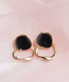 Tiaclasse カラーメタルリングピアス