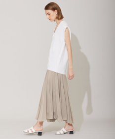 ICB 【洗える】 リネンブレンドシャイン ベスト