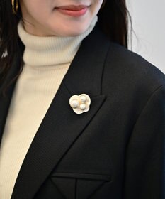 Pisceans グラデコットンパールブローチ