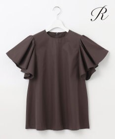 23区 L 【R(アール)】THOMAS MASON フリルスリーブ ブラウス