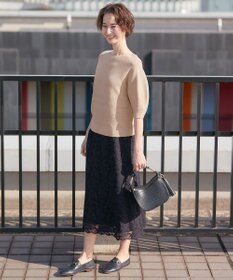 自由区 【XSサイズ～/洗える】ドライタッチホールガーメント ニット