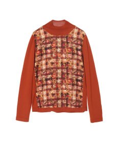 DAKS リバティプリント コンビハイネックプルオーバー