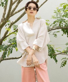 一部店舗限定】LIBECO スキッパー シャツ / 23区 L | ファッション通販