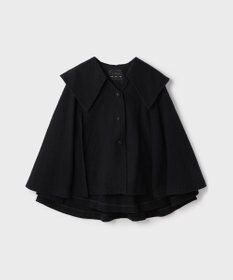 GRACE CONTINENTAL リネンオックスケープジャケット