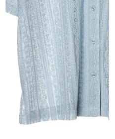 earth music&ecology フラワーレースシャツ