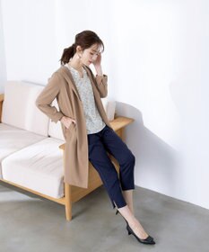 Tiaclasse 【洗える】スリットテーパードパンツ