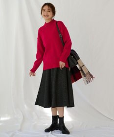 ANY 【6色展開】ラムウールハイネックニット